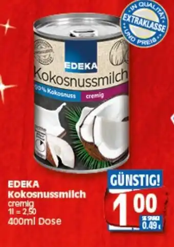 Elli Markt Edeka Kokosnussmilch 400ml Angebot