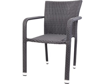 Hornbach Stapelsessel minas polyrattan schwarz Angebot