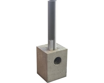 Hornbach Betonfuß mit wasserablauf 25 x 25 x 30 cm Angebot