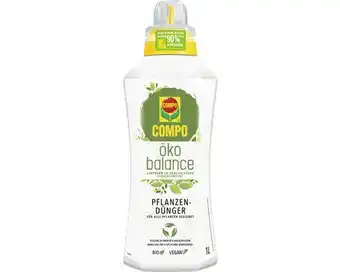 Hornbach Pflanzendünger compo öko balance veganer flüssigdünger 1 l Angebot