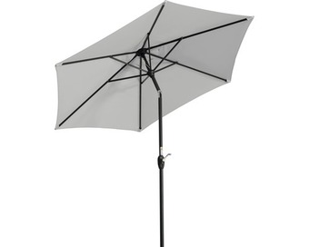 Hornbach Sonnenschirm schneider bilbao ø 220 cm silbergrau Angebot