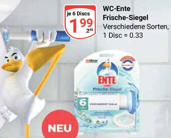 Globus WC-Ente Frische-Siegel 6 Discs Angebot