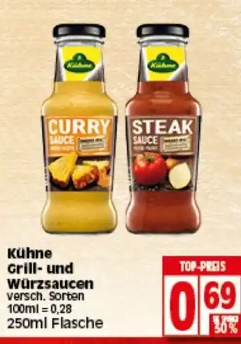 Elli Markt Kühne Grill und Würzsaucen 250ml Angebot