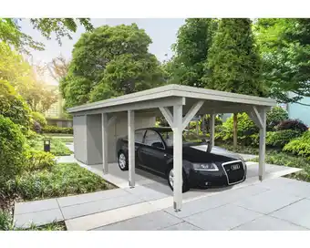 Hornbach Geräteraum palmako für carport karl 23,1 m² 315 x 196 cm natur Angebot