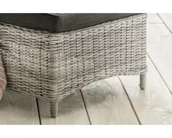 Hornbach Gartenliege destiny casa polyrattan weiß Angebot