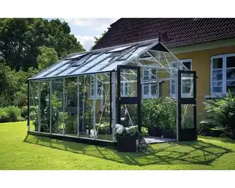 Hornbach Gewächshaus juliana premium 13 m² 3 mm sicherheitsglas 296 x 439 cm aluminium Angebot