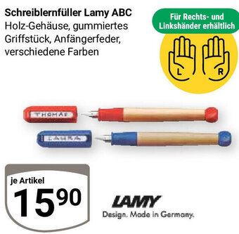 Globus Lamy Schreiblernfüller Lamy ABC Angebot