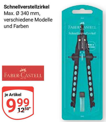 Globus FABER CASTELL Schnellverstellzirkel Angebot