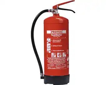 Hornbach Feuerlöscher protex 6 kg mit manometer inkl. wandhalter Angebot