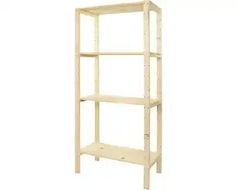 Hornbach Holzregal nico schraubregal grundregal 1772x786x400 mm 4 böden tragkraft 200 kg Angebot