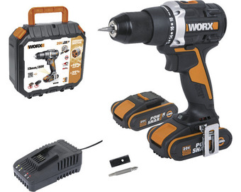 Hornbach Akku-bohrschrauber worx wx102 20 v, inkl. 2 akkus (2.0 ah) und ladegerät Angebot