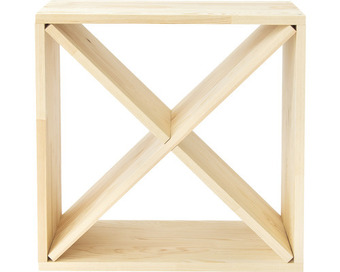 Hornbach Weinregal holzregal wein cube kiefer 480x480x235 mm für 24 flaschen Angebot