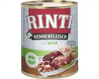 Hornbach Hundefutter nass rinti wild pur 800 g Angebot