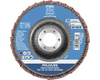 Hornbach Reinigungsscheibe pferd pvz kreamik ø 125x22,23 mm korn co-cool 80/a 180 m Angebot