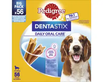 Hornbach Hundesnack pedigree dentastix für mittelgroße hunde 56 sticks Angebot