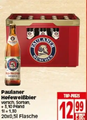 Elli Markt Paulaner Hefeweißbier 20 x 0,5 L Angebot