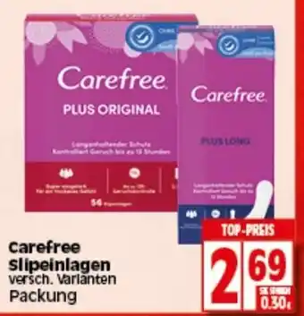 Elli Markt Carefree Slipeinlagen Angebot