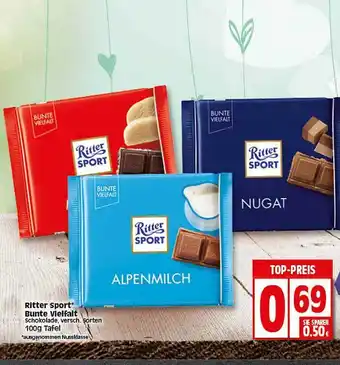 Elli Markt Ritter Sport Bunte Vielfalt Angebot