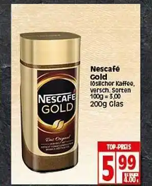 Elli Markt Nescafé Gold Angebot