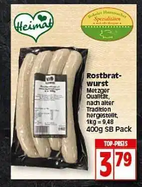 Elli Markt Rostbratwurst Angebot