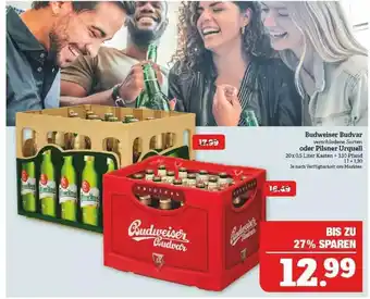 Marktkauf Budweiser Budvar Oder Pilsner Urquell Angebot