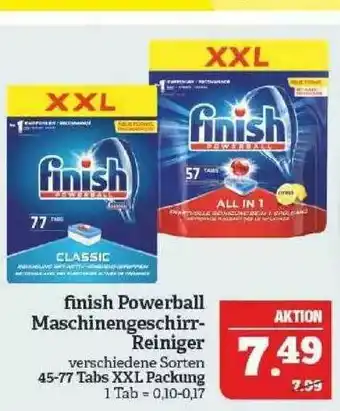 Marktkauf Finish Powerball Maschinengeschirr-reiniger Angebot