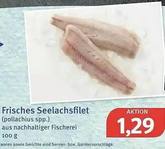 Feneberg Frisches Seelachsfilet Angebot