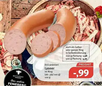 Feneberg Dlg-prämiert Lyoner Angebot