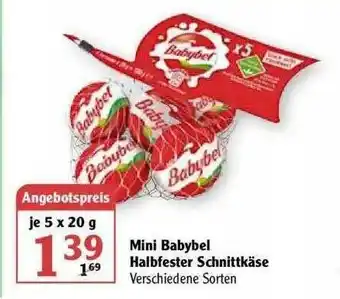 Globus Mini Babybel Halbfester Schnittkäse Angebot