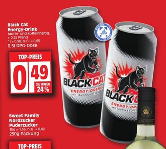 Edeka Black Cat Energy-Drink 500ml Angebot