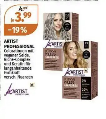 Müller Artist Professional Angebot