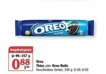 Globus Oreo Thins Oder Oreo Rolle Angebot