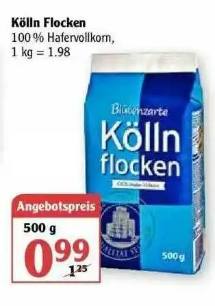 Globus Kölln Flocken Angebot