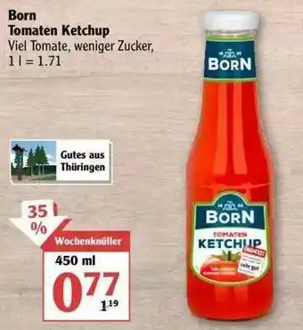 Globus Born Tomaten Ketchup Angebot