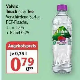 Globus Volvic Touch Oder Tee Angebot