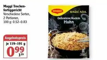 Globus Maggi Trocken Fertiggericht Angebot