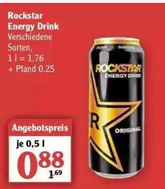 Globus Rockstar Energy Drink Angebot