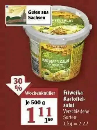 Globus Friweika Kartoffel Salat Angebot