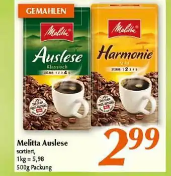 inkoop Melitta Auslese Angebot