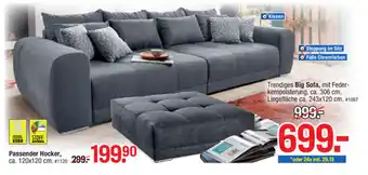 Möbelpiraten Big Sofa oder Passender Hocker Angebot