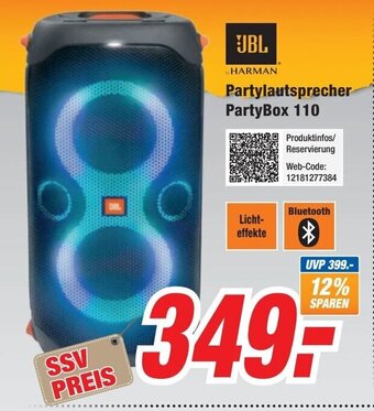 Expert JBL Partylautsprecher PartyBox 110 Angebot