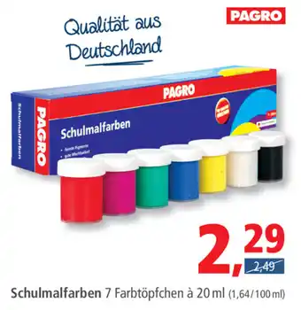 Pfennigpfeiffer Pagro Schulmalfarben Angebot