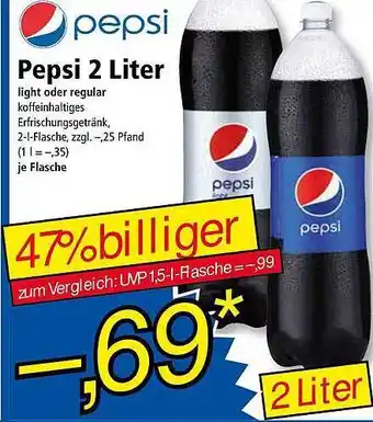 Norma Pepsi 2 Liter Angebot