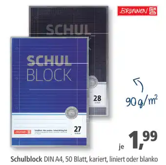 Pfennigpfeiffer Schulblock DIN A4 Angebot