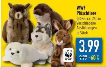 diska WWF Plüschtiere Angebot