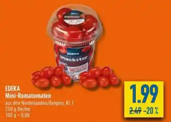 diska Edeka Mini Romatomaten 250g Becher Angebot