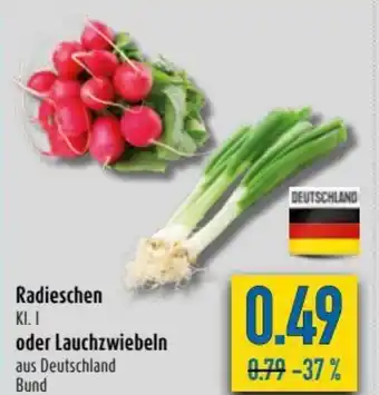 diska Radieschen oder Lauchzwiebeln Angebot