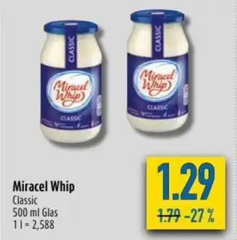 diska Miracel Whip Classic 500ml Angebot