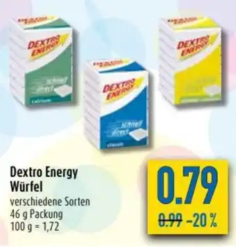 diska Dextro Energy Würfel 46g Angebot