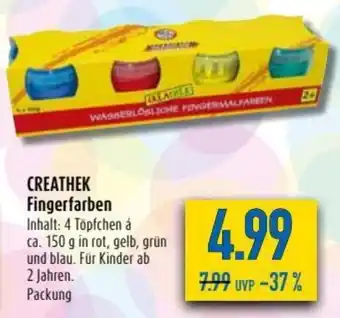 diska Creathek Fingerfarben Angebot